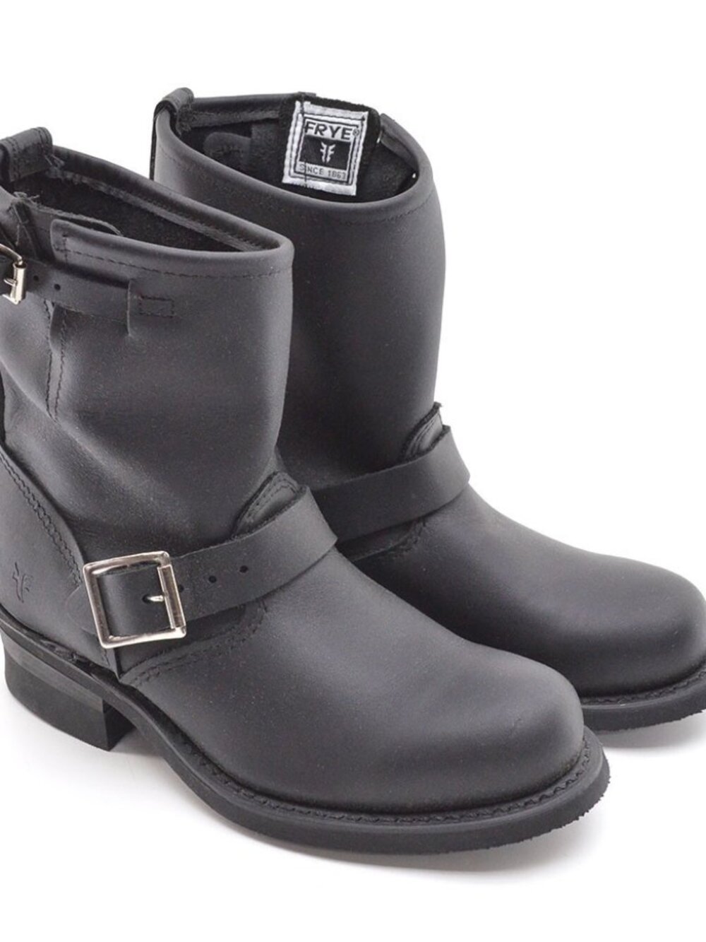 Frye Engineer 8R Biker Moto Boots 6.5 M Made in USA New